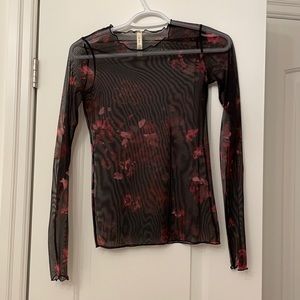 Aritzia le fou sheer top